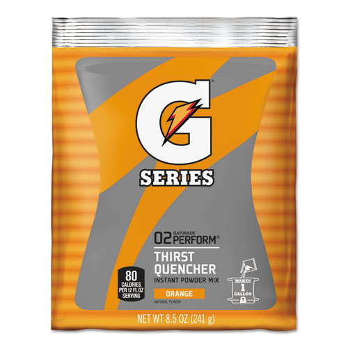 Gatorade® wholesale. Original Powdered Drink Mix, Orange, 8.5oz Packets, 40-carton. HSD Wholesale: Janitorial Supplies, Breakroom Supplies, Office Supplies.