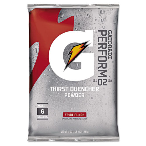 Gatorade® wholesale. Original Powdered Drink Mix, Fruit Punch, 51oz Packet, 14-carton. HSD Wholesale: Janitorial Supplies, Breakroom Supplies, Office Supplies.