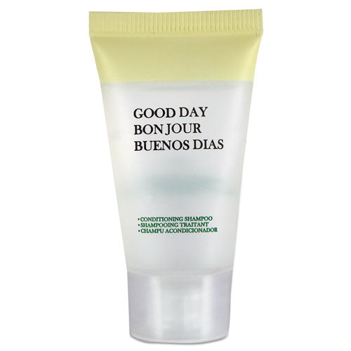 Good Day™ wholesale. Conditioning Shampoo, Fresh 0.65 Oz Tube, 288-carton. HSD Wholesale: Janitorial Supplies, Breakroom Supplies, Office Supplies.