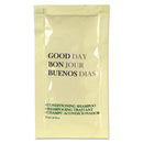 Good Day™ wholesale. Conditioning Shampoo, Fresh, 0.25 Oz Tube, 500-carton. HSD Wholesale: Janitorial Supplies, Breakroom Supplies, Office Supplies.