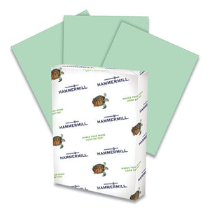 Hammermill® wholesale. Colors Print Paper, 20lb, 8.5 X 11, Green, 500-ream. HSD Wholesale: Janitorial Supplies, Breakroom Supplies, Office Supplies.