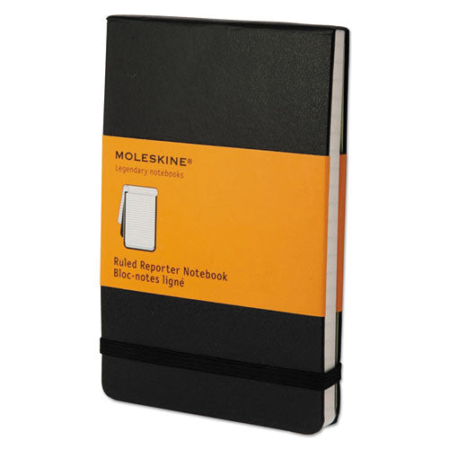 Moleskine® wholesale. Reporter Notebook, Narrow Rule, Black Cover, 3.5 X 5.5, 192 Sheets. HSD Wholesale: Janitorial Supplies, Breakroom Supplies, Office Supplies.