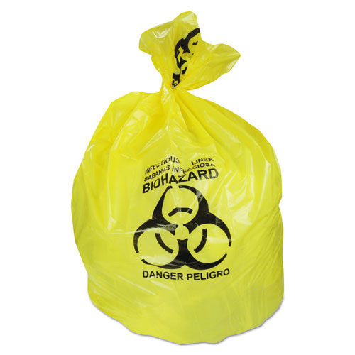 Heritage wholesale. HERITAGE  Biohazard Printed Can Liners, 30 Gal, 1.3 Mil, 30" X 43", Yellow, 200-carton. HSD Wholesale: Janitorial Supplies, Breakroom Supplies, Office Supplies.