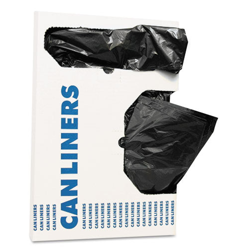 AccuFit® wholesale. Linear Low Density Can Liners With Accufit Sizing, 16 Gal, 1 Mil, 24" X 32", Black, 250-carton. HSD Wholesale: Janitorial Supplies, Breakroom Supplies, Office Supplies.