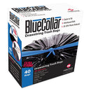 BlueCollar wholesale. Drawstring Trash Bags, 30 Gal, 1 Mil, 30" X 34", Black, 240-carton. HSD Wholesale: Janitorial Supplies, Breakroom Supplies, Office Supplies.