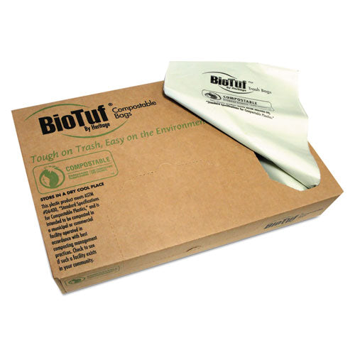 Heritage wholesale. HERITAGE Biotuf Compostable Can Liners, 13 Gal, 0.88 Mil, 24" X 32", Green, 200-carton. HSD Wholesale: Janitorial Supplies, Breakroom Supplies, Office Supplies.