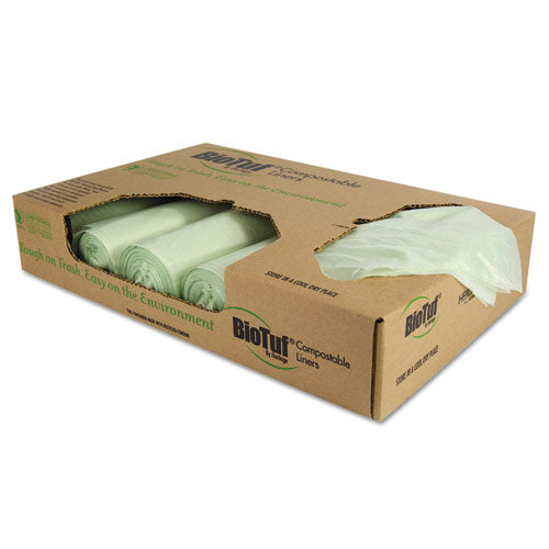 Heritage wholesale. HERITAGE Biotuf Compostable Can Liners, 48 Gal, 1 Mil, 42" X 48", Green, 100-carton. HSD Wholesale: Janitorial Supplies, Breakroom Supplies, Office Supplies.