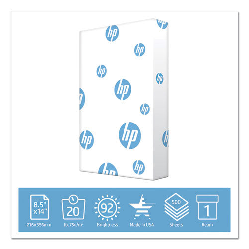 HP Papers wholesale. HP® Office20 Paper, 92 Bright, 20lb, 8.5 X 14, White, 500-ream. HSD Wholesale: Janitorial Supplies, Breakroom Supplies, Office Supplies.