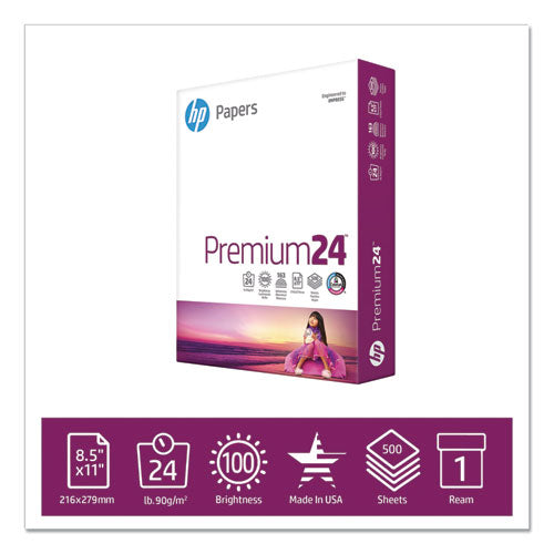 HP Papers wholesale. HP® Premium24 Paper, 98 Bright, 24lb, 8.5 X 11, Ultra White, 500-ream. HSD Wholesale: Janitorial Supplies, Breakroom Supplies, Office Supplies.