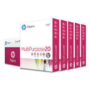 HP Papers wholesale. HP® Multipurpose20 Paper, 96 Bright, 20lb, 8.5 X 11, White, 500 Sheets-ream, 5 Reams-carton. HSD Wholesale: Janitorial Supplies, Breakroom Supplies, Office Supplies.