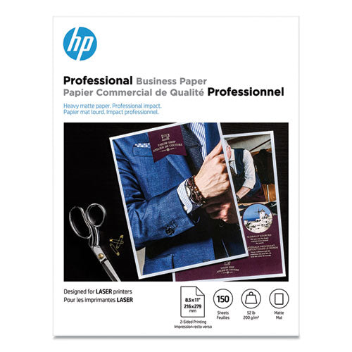 HP wholesale. Professional Business Paper, 52 Lb, 8.5 X 11, Matte White, 150-pack. HSD Wholesale: Janitorial Supplies, Breakroom Supplies, Office Supplies.