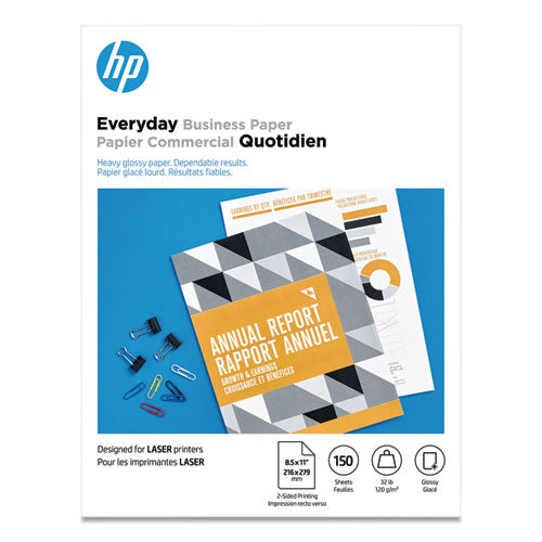 HP wholesale. Everyday Business Paper, 32 Lb, 8.5 X 11, Glossy White, 150-pack. HSD Wholesale: Janitorial Supplies, Breakroom Supplies, Office Supplies.