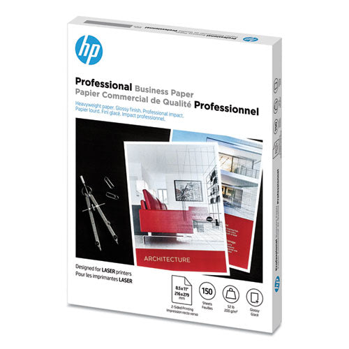 HP wholesale. Professional Business Paper, 52 Lb, 8.5 X 11, Glossy White, 150-pack. HSD Wholesale: Janitorial Supplies, Breakroom Supplies, Office Supplies.