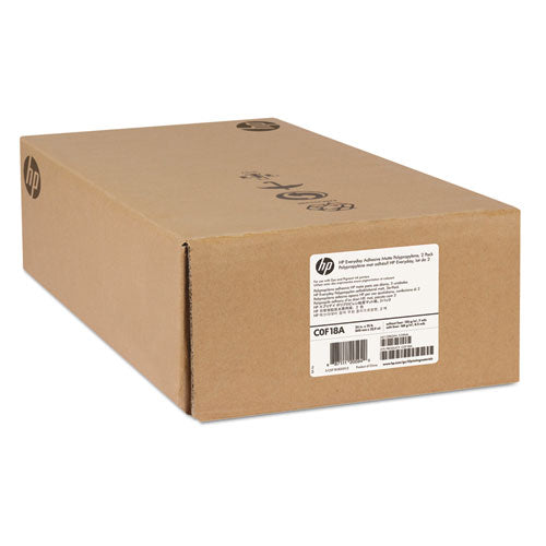 HP wholesale. Everyday Adhesive Matte Polypropylene, 2" Core, 24" X 75 Ft, Matte White, 2-pack. HSD Wholesale: Janitorial Supplies, Breakroom Supplies, Office Supplies.