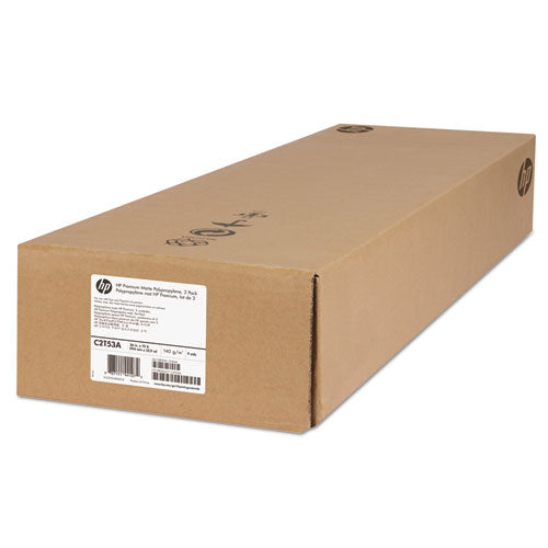 HP wholesale. Premium Matte Polypropylene Paper, 2" Core, 36" X 75 Ft, Matte White, 2-pack. HSD Wholesale: Janitorial Supplies, Breakroom Supplies, Office Supplies.