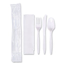 Hoffmaster® wholesale. Hoffmaster Economy Cutlery Kit, Fork-knife-spoon-napkin, White, 250-carton. HSD Wholesale: Janitorial Supplies, Breakroom Supplies, Office Supplies.