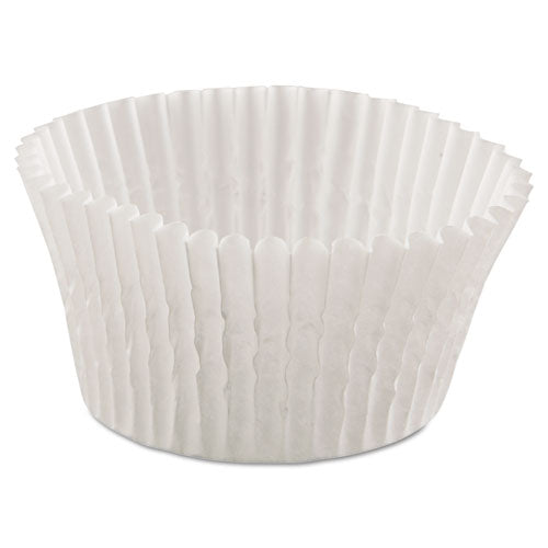 Fluted Bake Cups, 2.25 Diameter X 1.88 H, White, Paper, 500-pack, 20 Packs-carton