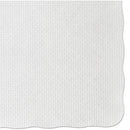 Hoffmaster® wholesale. Hoffmaster Knurl Embossed Scalloped Edge Placemats, 9.5 X 13.5, White, 1,000-carton. HSD Wholesale: Janitorial Supplies, Breakroom Supplies, Office Supplies.