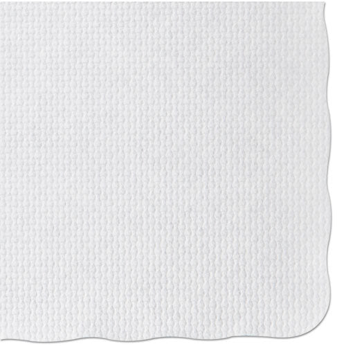 Hoffmaster® wholesale. Hoffmaster Knurl Embossed Scalloped Edge Placemats, 9.5 X 13.5, White, 1,000-carton. HSD Wholesale: Janitorial Supplies, Breakroom Supplies, Office Supplies.