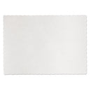 Hoffmaster® wholesale. Hoffmaster Knurl Embossed Scalloped Edge Placemats, 9.5 X 13.5, White, 1,000-carton. HSD Wholesale: Janitorial Supplies, Breakroom Supplies, Office Supplies.