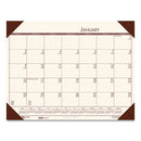 House of Doolittle™ wholesale. Recycled Ecotones Moonlight Cream Monthly Desk Pad Calendar, 22 X 17, 2021. HSD Wholesale: Janitorial Supplies, Breakroom Supplies, Office Supplies.