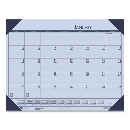 House of Doolittle™ wholesale. Recycled Ecotones Sunset Orchid Monthly Desk Pad Calendar, 22 X 17, 2021. HSD Wholesale: Janitorial Supplies, Breakroom Supplies, Office Supplies.