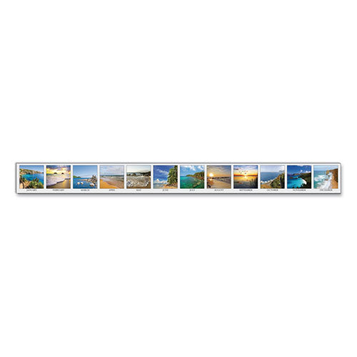House of Doolittle™ wholesale. Earthscapes Seascapes Desk Pad Calendar, 18.5 X 13, 2021. HSD Wholesale: Janitorial Supplies, Breakroom Supplies, Office Supplies.