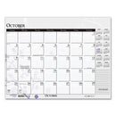 House of Doolittle™ wholesale. 100% Recycled Contempo Desk Pad Calendar, 18.5 X 13, Wild Flowers, 2021. HSD Wholesale: Janitorial Supplies, Breakroom Supplies, Office Supplies.