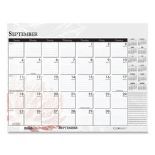 Load image into Gallery viewer, House of Doolittle™ wholesale. 100% Recycled Contempo Desk Pad Calendar, 18.5 X 13, Wild Flowers, 2021. HSD Wholesale: Janitorial Supplies, Breakroom Supplies, Office Supplies.