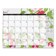 Load image into Gallery viewer, House of Doolittle™ wholesale. 100% Recycled Contempo Desk Pad Calendar, 18.5 X 13, Wild Flowers, 2021. HSD Wholesale: Janitorial Supplies, Breakroom Supplies, Office Supplies.