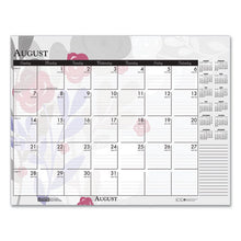 Load image into Gallery viewer, House of Doolittle™ wholesale. 100% Recycled Contempo Desk Pad Calendar, 18.5 X 13, Wild Flowers, 2021. HSD Wholesale: Janitorial Supplies, Breakroom Supplies, Office Supplies.