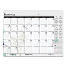 House of Doolittle™ wholesale. 100% Recycled Contempo Desk Pad Calendar, 22 X 17, Wild Flowers, 2021. HSD Wholesale: Janitorial Supplies, Breakroom Supplies, Office Supplies.