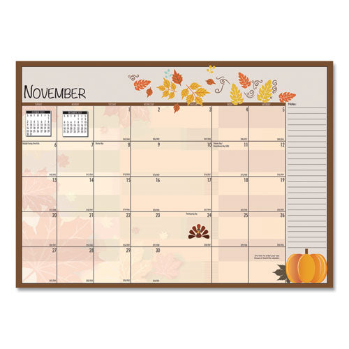 House of Doolittle™ wholesale. Seasonal Monthly Planner, 10 X 7, 2021. HSD Wholesale: Janitorial Supplies, Breakroom Supplies, Office Supplies.