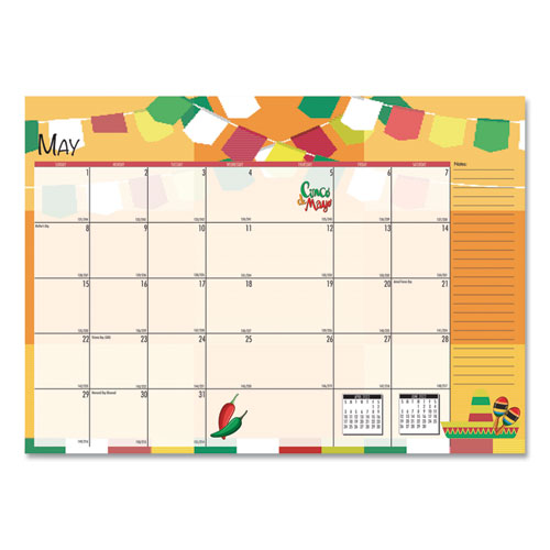 House of Doolittle™ wholesale. Seasonal Monthly Planner, 10 X 7, 2021. HSD Wholesale: Janitorial Supplies, Breakroom Supplies, Office Supplies.