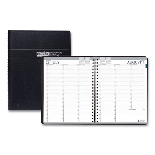 House of Doolittle™ wholesale. Recycled Professional Academic Weekly Planner, 11 X 8.5, Black, 2021-2022. HSD Wholesale: Janitorial Supplies, Breakroom Supplies, Office Supplies.