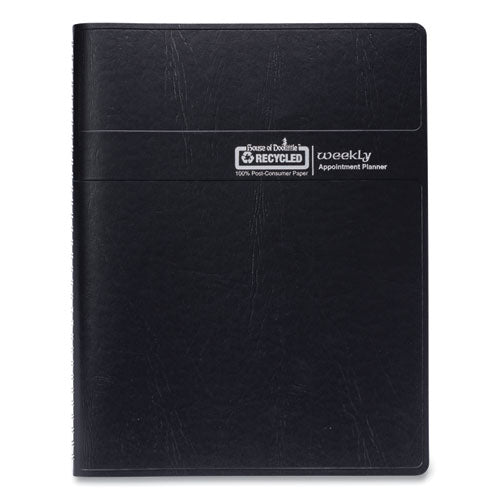 House of Doolittle™ wholesale. Recycled Weekly Appointment Book, Ruled Without Times, 8.75 X 6.88, Black, 2021. HSD Wholesale: Janitorial Supplies, Breakroom Supplies, Office Supplies.