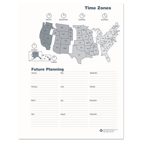 House of Doolittle™ wholesale. Recycled Ruled Monthly Planner, 14-month Dec.-jan., 11 X 8.5, Blue, 2020-2022. HSD Wholesale: Janitorial Supplies, Breakroom Supplies, Office Supplies.