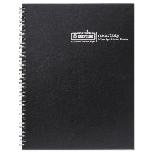 House of Doolittle™ wholesale. Two-year Monthly Hard Cover Planner, 11 X 8.5, Black, 2021-2022. HSD Wholesale: Janitorial Supplies, Breakroom Supplies, Office Supplies.