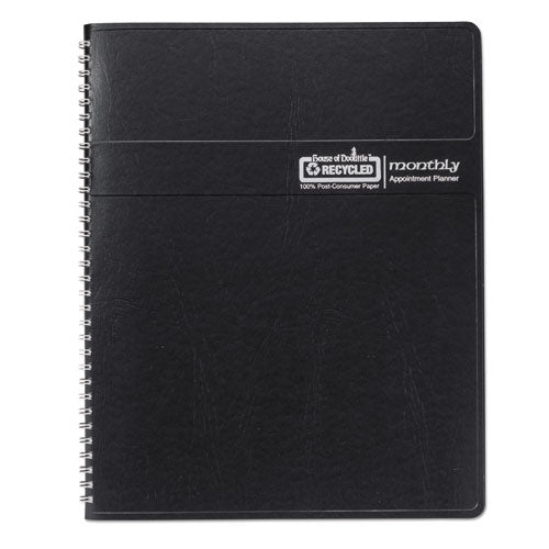 House of Doolittle™ wholesale. Recycled Ruled Monthly Planner With Expense Log, 8.75 X 6.88, Black, 2020-2022. HSD Wholesale: Janitorial Supplies, Breakroom Supplies, Office Supplies.