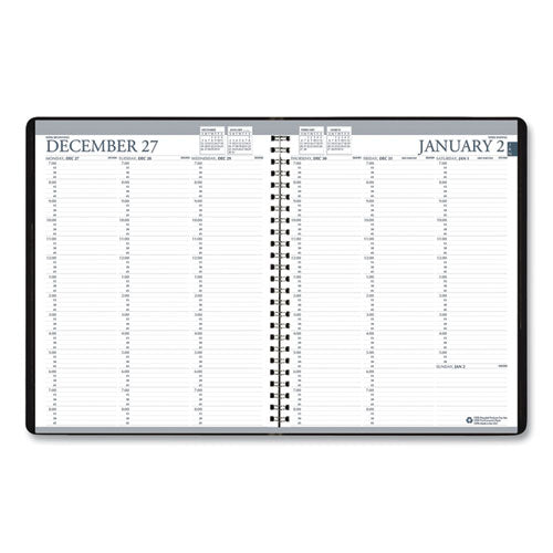 House of Doolittle™ wholesale. Recycled Professional Weekly Planner, 15-min Appointments, 11 X 8.5, Black, 2021. HSD Wholesale: Janitorial Supplies, Breakroom Supplies, Office Supplies.