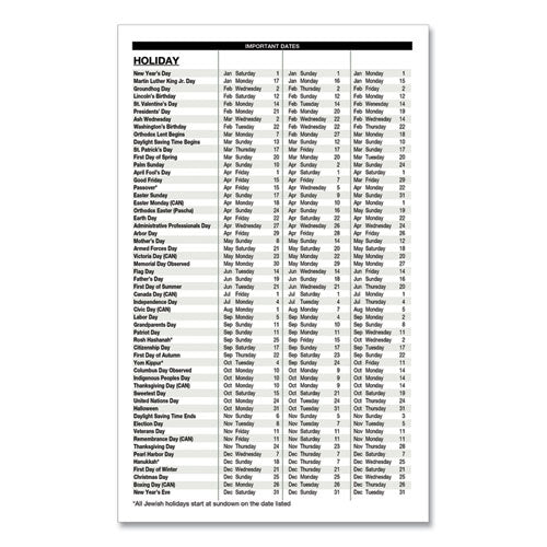 House of Doolittle™ wholesale. Recycled Weekly Appointment Book, 30-minute Appointments, 8 X 5, Black, 2021. HSD Wholesale: Janitorial Supplies, Breakroom Supplies, Office Supplies.