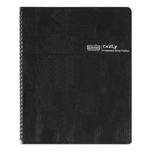 House of Doolittle™ wholesale. Four-person Group Practice Daily Appointment Book, 11 X 8.5, Black, 2021. HSD Wholesale: Janitorial Supplies, Breakroom Supplies, Office Supplies.