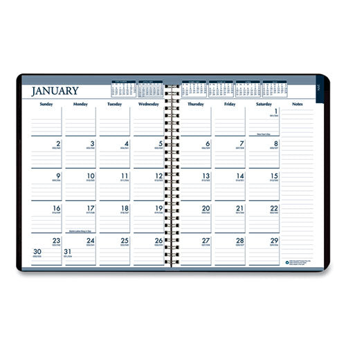 House of Doolittle™ wholesale. Recycled Wirebound Weekly-monthly Planner, 11 X 8.5, Black Leatherette, 2021. HSD Wholesale: Janitorial Supplies, Breakroom Supplies, Office Supplies.