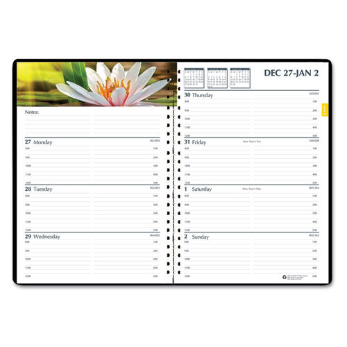 House of Doolittle™ wholesale. Recycled Gardens Of The World Weekly-monthly Planner, 10 X 7, Black, 2021. HSD Wholesale: Janitorial Supplies, Breakroom Supplies, Office Supplies.