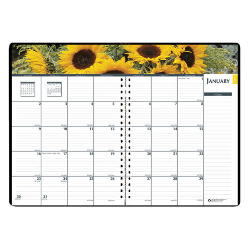 House of Doolittle™ wholesale. Recycled Gardens Of The World Weekly-monthly Planner, 10 X 7, Black, 2021. HSD Wholesale: Janitorial Supplies, Breakroom Supplies, Office Supplies.