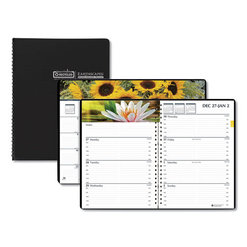 House of Doolittle™ wholesale. Recycled Gardens Of The World Weekly-monthly Planner, 10 X 7, Black, 2021. HSD Wholesale: Janitorial Supplies, Breakroom Supplies, Office Supplies.