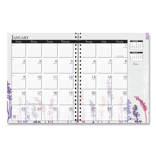 House of Doolittle™ wholesale. 100% Recycled Wild Flower Monthly Weekly Planner, 9 X 7, Wild Flowers, 2021. HSD Wholesale: Janitorial Supplies, Breakroom Supplies, Office Supplies.