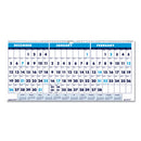 House of Doolittle™ wholesale. Recycled Three-month Horizontal Wall Calendar, 17 X 8, 14-month, 2020-2022. HSD Wholesale: Janitorial Supplies, Breakroom Supplies, Office Supplies.