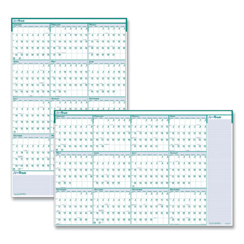 House of Doolittle™ wholesale. Recycled Express Track Reversible-erasable Yearly Wall Calendar, 24 X 37, 2021. HSD Wholesale: Janitorial Supplies, Breakroom Supplies, Office Supplies.