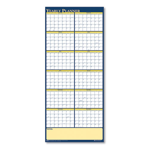 House of Doolittle™ wholesale. Recycled Reversible Yearly Wall Planner, 60 X 26, 2021. HSD Wholesale: Janitorial Supplies, Breakroom Supplies, Office Supplies.